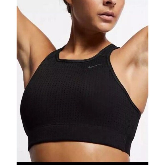 Nike Sports Bra Classic Crossback Black sz XS / S Removeable Pads Breathable - Picture 3 of 12